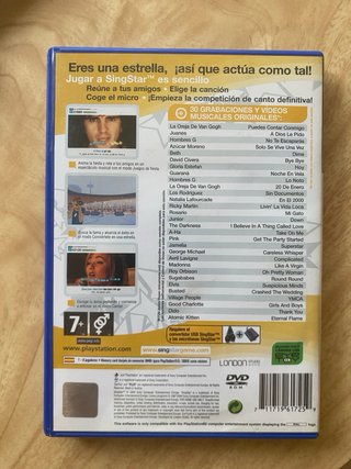 Lote 10 juegos Singstar PS2.