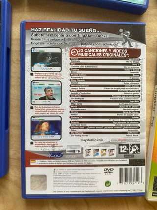 Lote 10 juegos Singstar PS2.