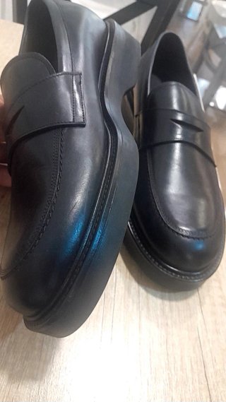 Mocasines Massimo Dutti Negros