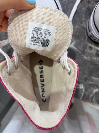 Converse plataforma rosa casi nuevas