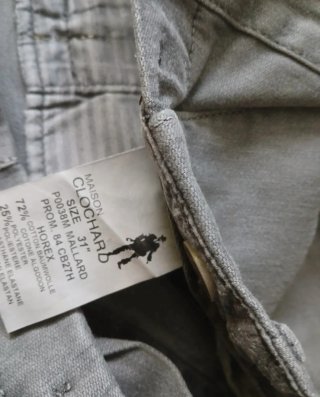 Pantaloni uomo grigi