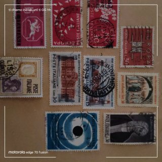 10 francobolli italiani usati 1961-1963