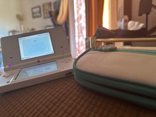 Nintendo DS Blanca con Tarjeta y Estuche