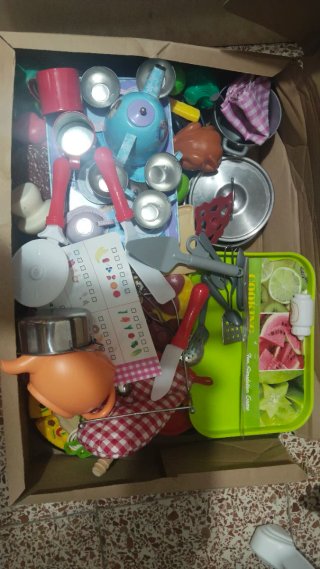 Cocina infantil rosa de madera urge vender