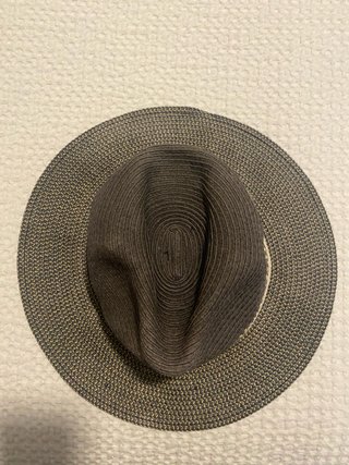 Sombrero rafia Bimba y Lola Azul Marino y Beige
