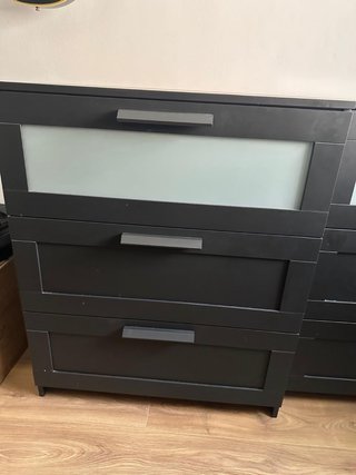 Cómoda Brimnes Ikea Negra