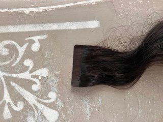 Extensiones de pelo castaño oscur
