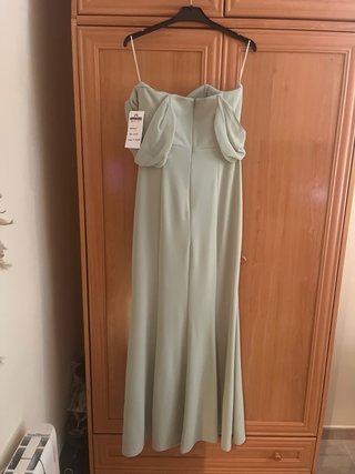 Vestido de fiesta verde