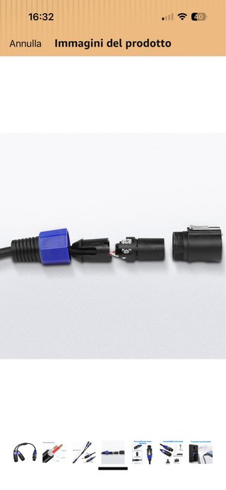 Cavo Adattatore Speaker 1 Maschio 2 Femmina