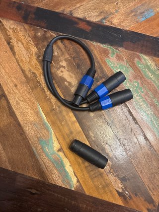 Cavo Adattatore Speaker 1 Maschio 2 Femmina
