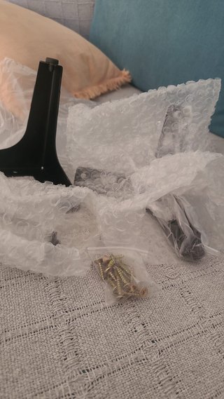 8 Patas Muebles Sofá Negras 13cm + Tornillos