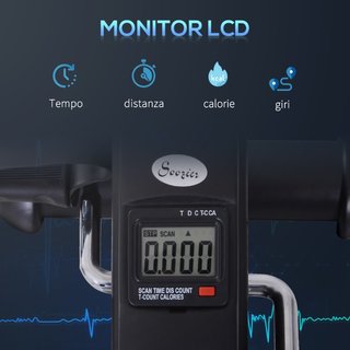 Mini Cyclette Portatile per l'Allenamento di Gambe