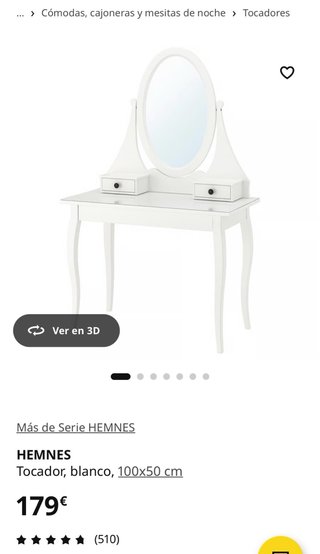 Tocador nuevo