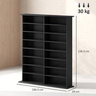 Mobile Libreria porta CD a 16 Ripiani dal Design M