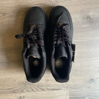 Nike Air Force 1 Triple Black Talla 40 Con Caja