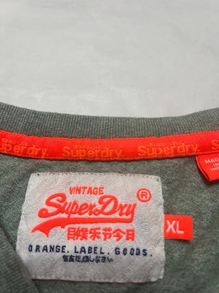Superdry Camiseta Retro Vintage Streetwear T. XL
