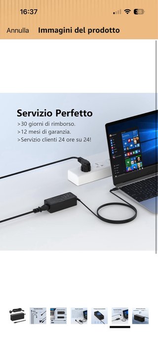 Caricatore 65W USB-C Nuovo