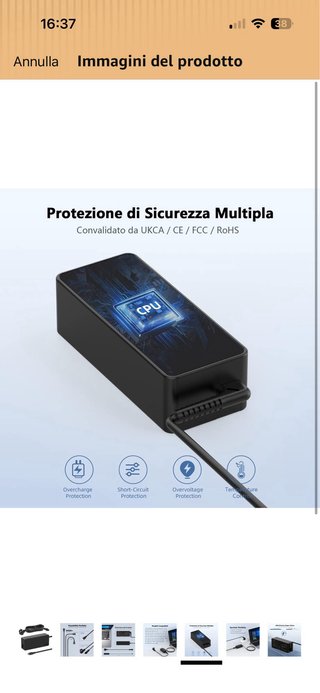 Caricatore 65W USB-C Nuovo