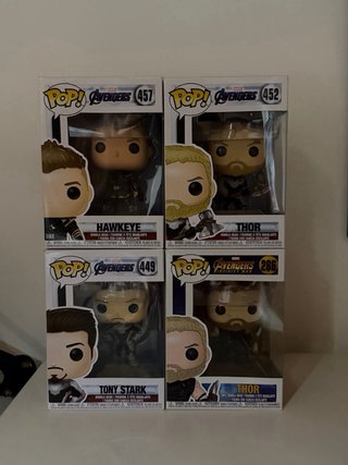 Pack 8 Funko Pop Avengers, Mr. Bean, Suicide Squad