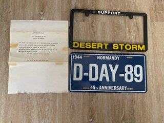 Targa D-Day 45 Aniversario 1989