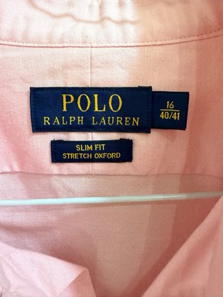 Camisa Polo Ralph Lauren Slim Fit Rosa Xl