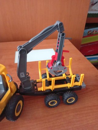 Camión Transporte Troncos Playmobil