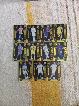 11 Cromos Fútbol Super Crack. Adrenalyn 25/26