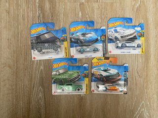 5 Coches Hot Wheels
