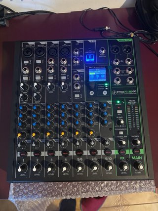 Mackie ProFX10GO Mezclador/Interfaz de Audio