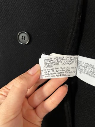 Cappotto lungo lana Zara Manteco
