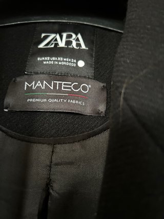 Cappotto lungo lana Zara Manteco