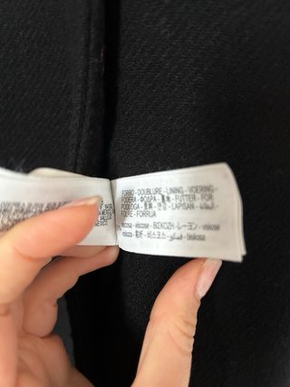 Cappotto lungo lana Zara Manteco