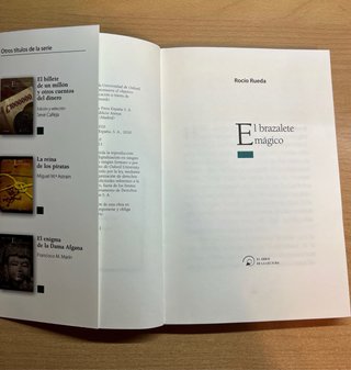 Libro El brazalete mágico de Rocío Rueda (Oxford)