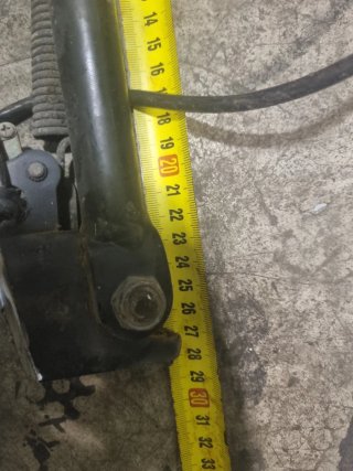 Pata lateral con trozo chasis Yamaha TZR 50 (2004)