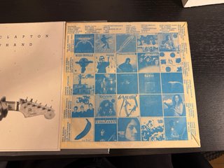 Disco de vinilo: Eric Clapton Slowhand