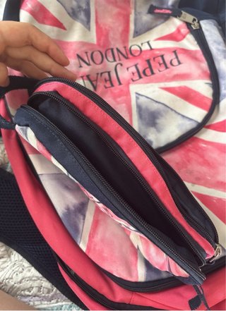 Mochila Pepe Jeans London Union Jack + Estuche
