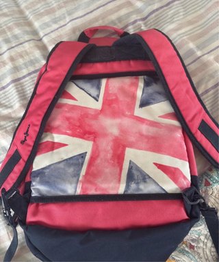 Mochila Pepe Jeans London Union Jack + Estuche
