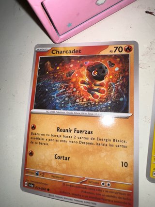 Lote Cartas Pokémon Charcadet, Pawmo, Buneary, Mam