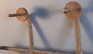 Reja de hierro forjado para puerta, mediados del s