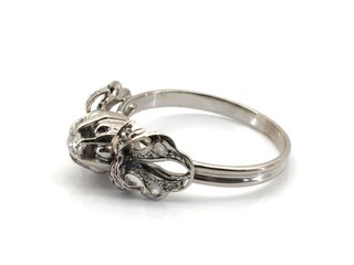 E1808280-0    Anillo Oro 18k Con Diamante