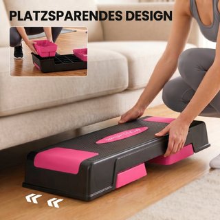Escalón a presión ajustable Fitness Aerobic Steppe