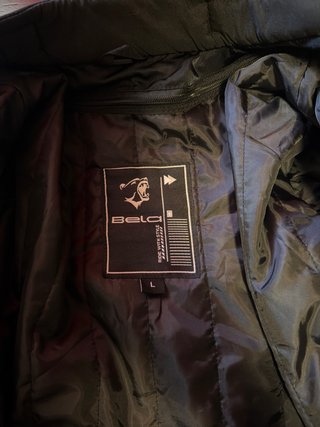 Chaqueta Moto Bela Negra y Amarilla