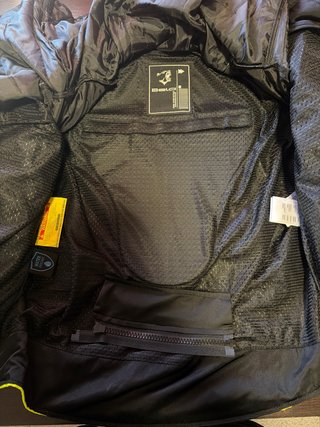Chaqueta Moto Bela Negra y Amarilla