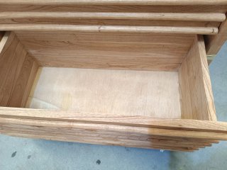 Sklum Cómoda de 3 cajones 70x40 cm madera natural