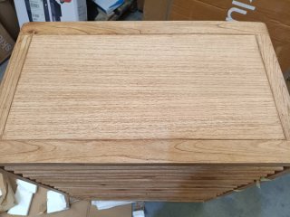 Sklum Cómoda de 3 cajones 70x40 cm madera natural