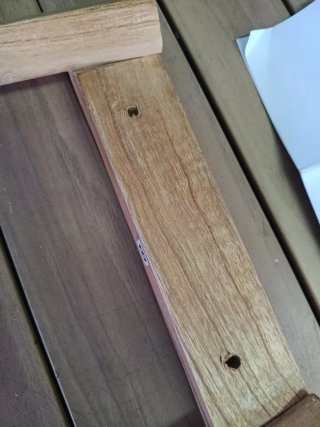 Sklum Cómoda de 3 cajones 70x40 cm madera natural