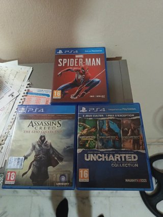 3 Giochi PS4: Spider-Man, Assassin's Creed, Uncharted