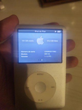 iPod 160 GB Plata