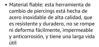 Pinza de agarre Precio unidad