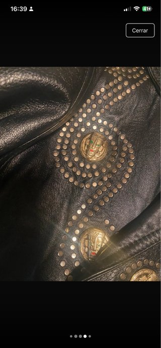 Cazadora Cuero Vintage Machine by Básico